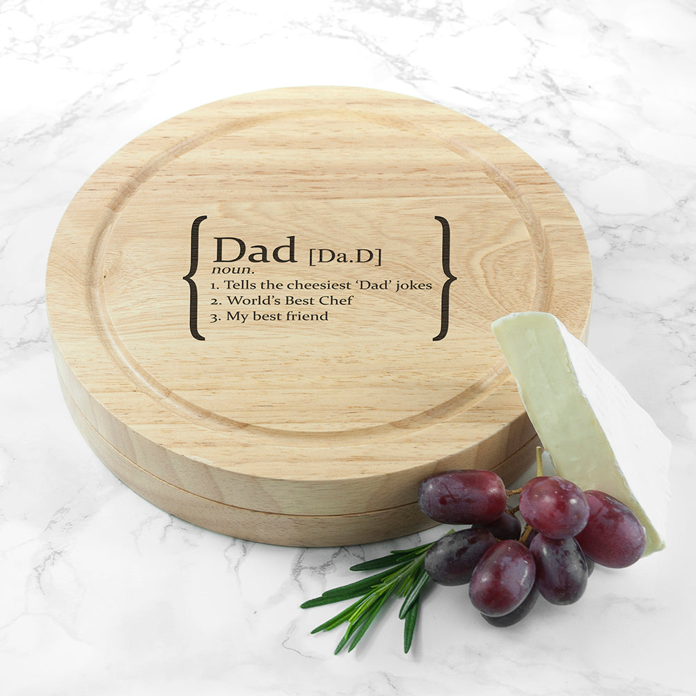 Personalised Your Definition Cheese Board Set: 7 - Cheese Boards By Gift Moments