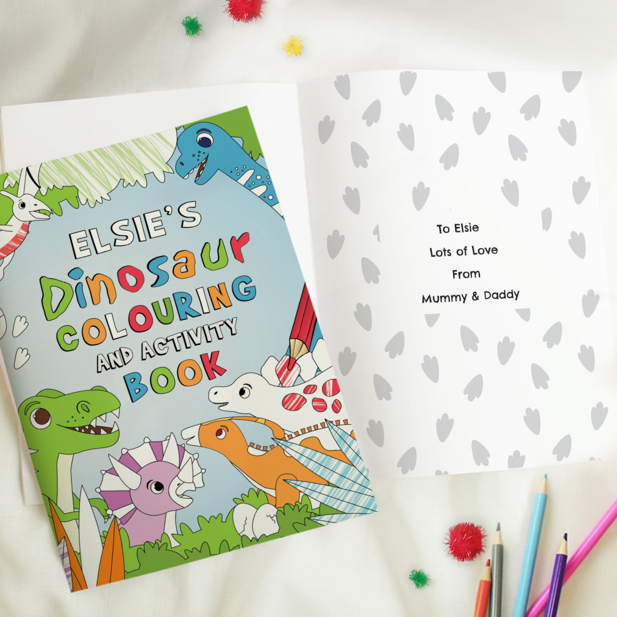 Personalised Dinosaur Colouring Book: 2 - Books By Gift Moments