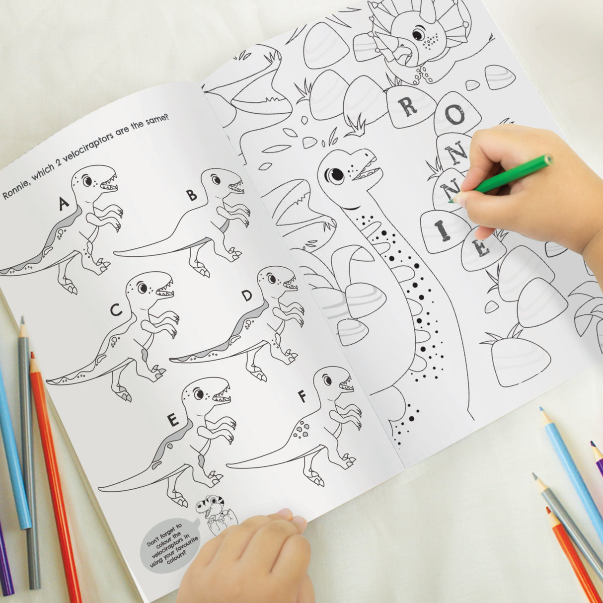 Personalised Dinosaur Colouring Book: 3 - Books By Gift Moments