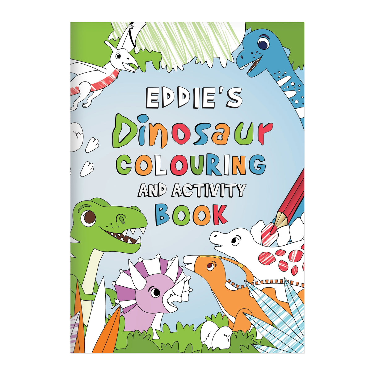 Personalised Dinosaur Colouring Book: 7 - Books By Gift Moments