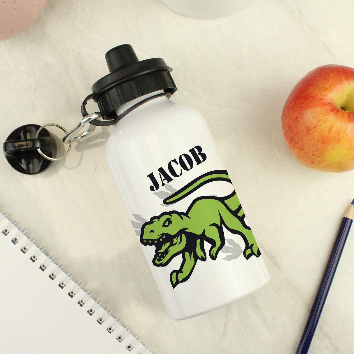 Personalised Dinosaur Drinks Bottle: 3 - Kids Bottles By Gift Moments