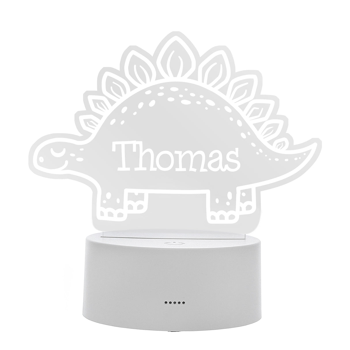 Personalised Dinosaur LED Colour Changing Night Light - Shop LED Lighting At Gift Moments - 5