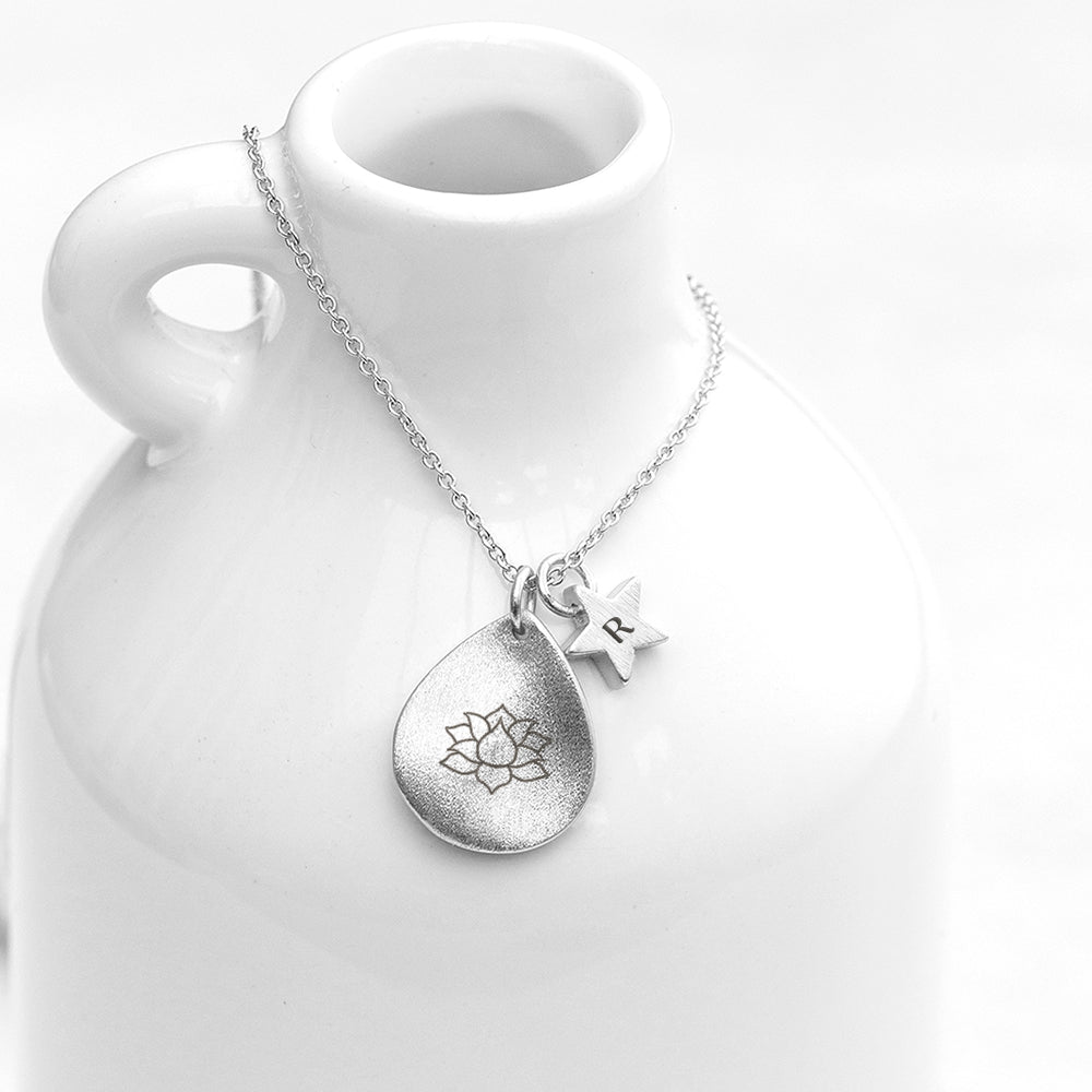 Personalised Diwali Petal Lotus Necklaces - Shop Necklaces At Gift Moments - 1