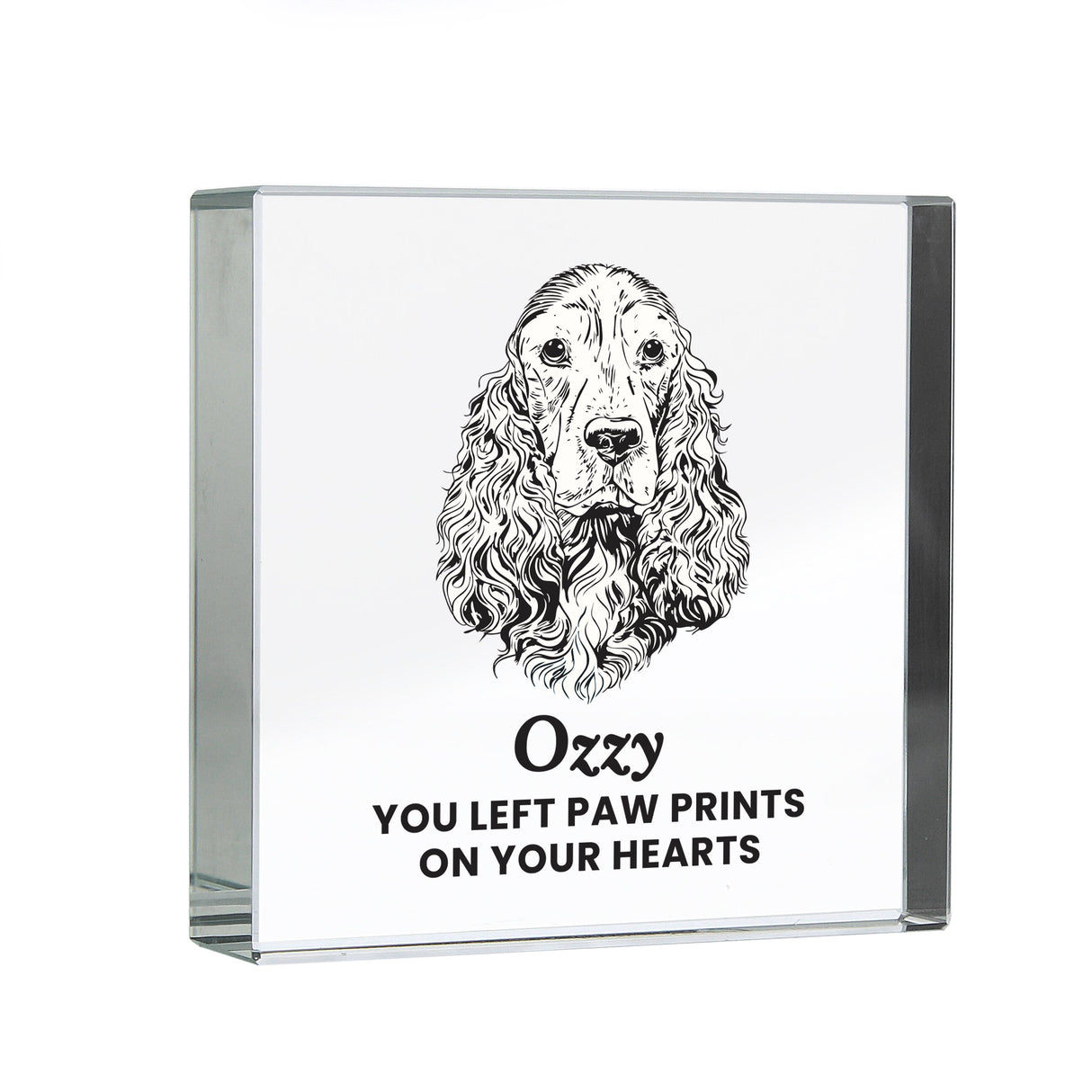 Personalised Dog Breed Crystal Ornament: 5 - Crystal Tokens By Gift Moments