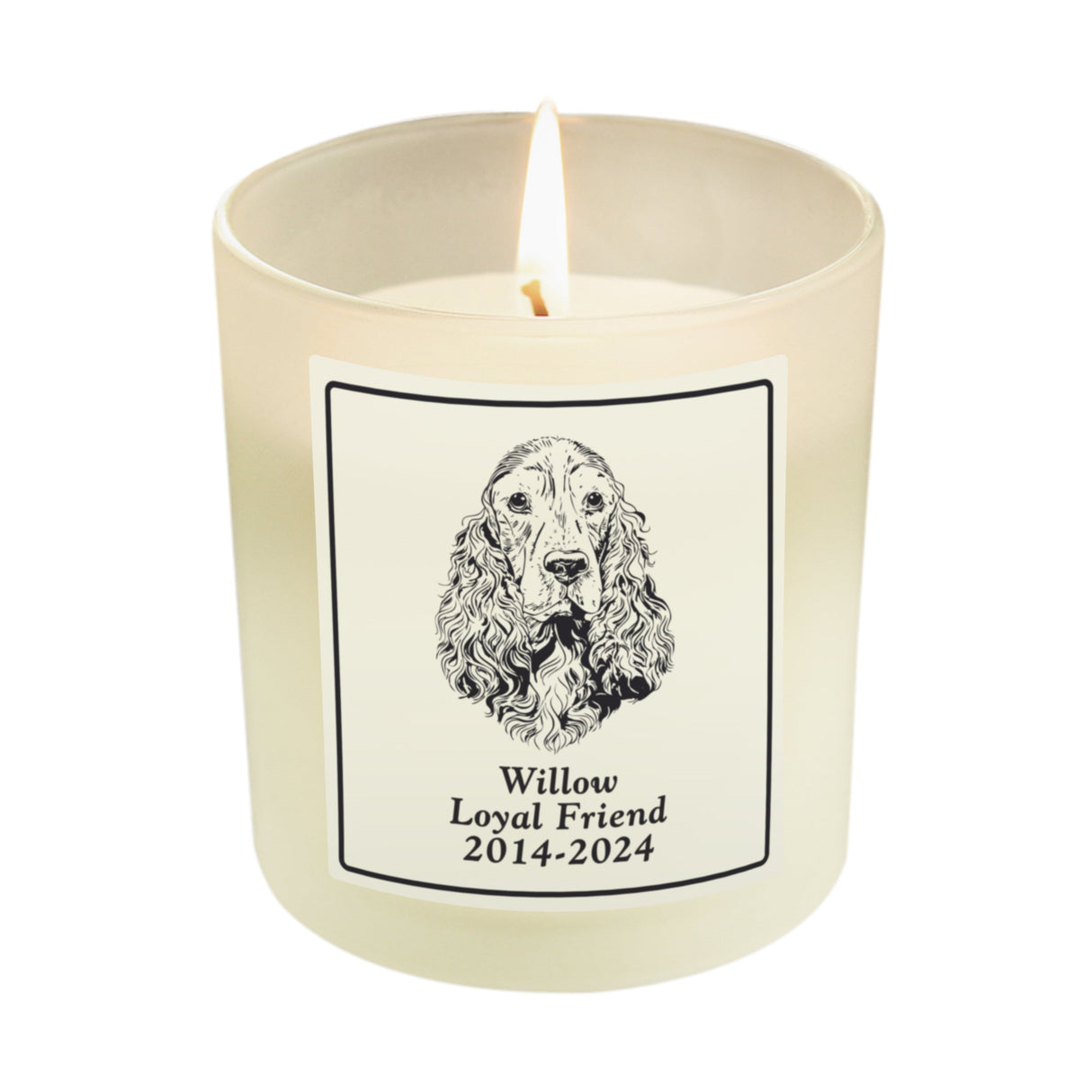 Personalised Dog Breed Jar Candle - Shop Candles At Gift Moments - 4