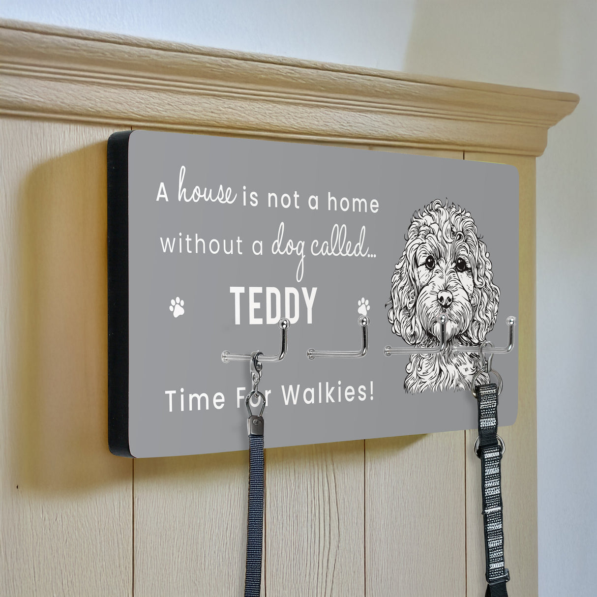 Personalised Dog Breed Lead Hooks - Shop Pet Products At Gift Moments - 1