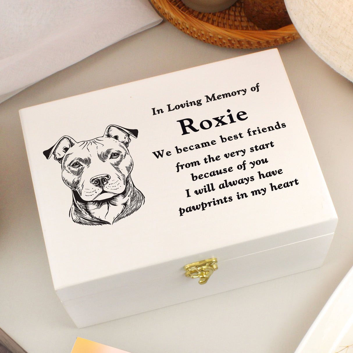 Personalised Dog Breed Memorial Keepsake Box: 4 - Keepsake Boxes By Gift Moments