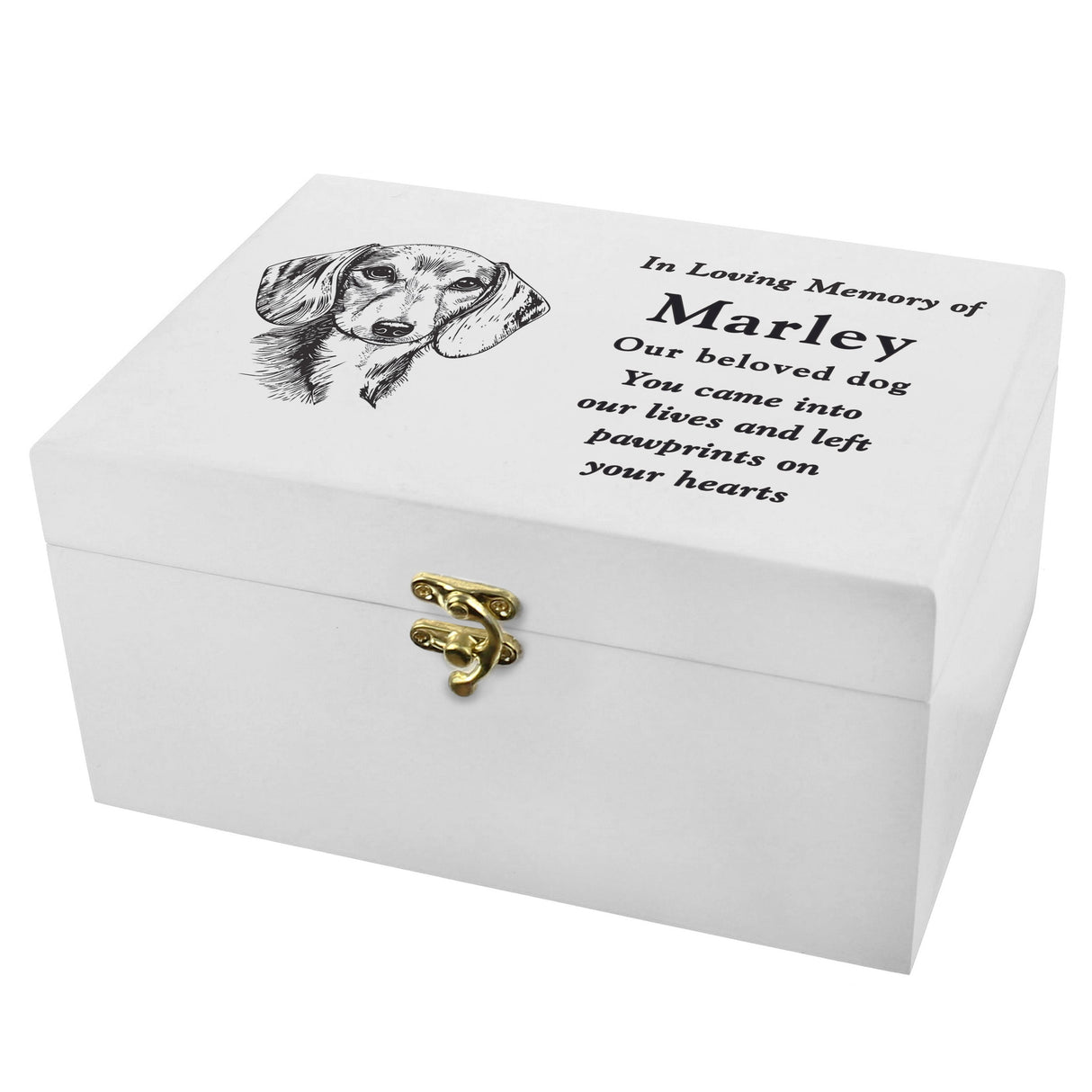 Personalised Dog Breed Memorial Keepsake Box: 5 - Keepsake Boxes By Gift Moments