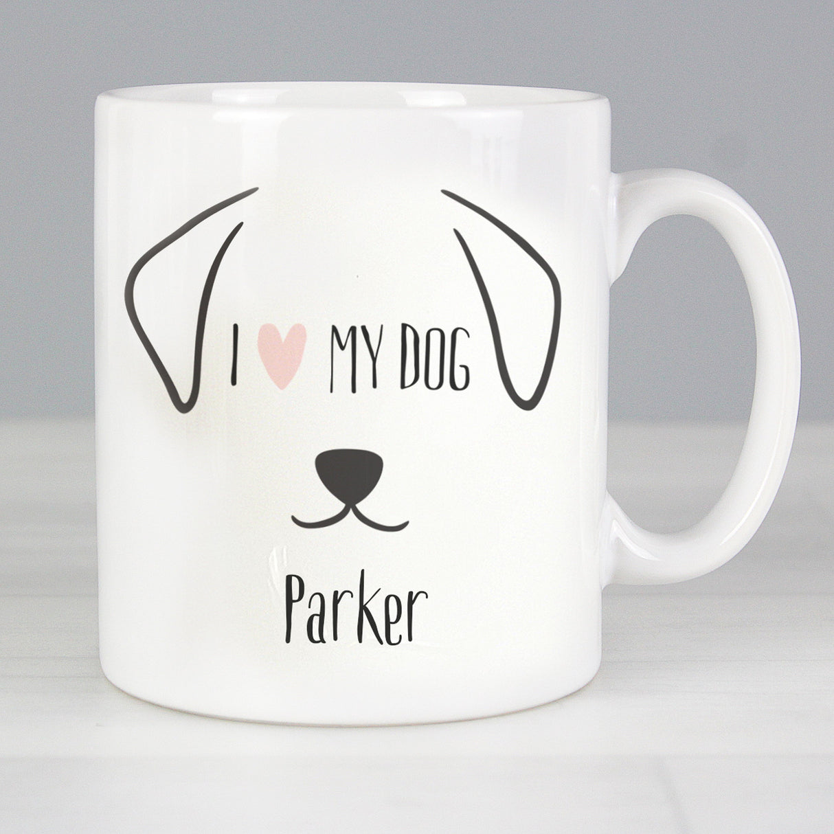 Personalised Dog Features Mug: 2 - Mugs By Gift Moments