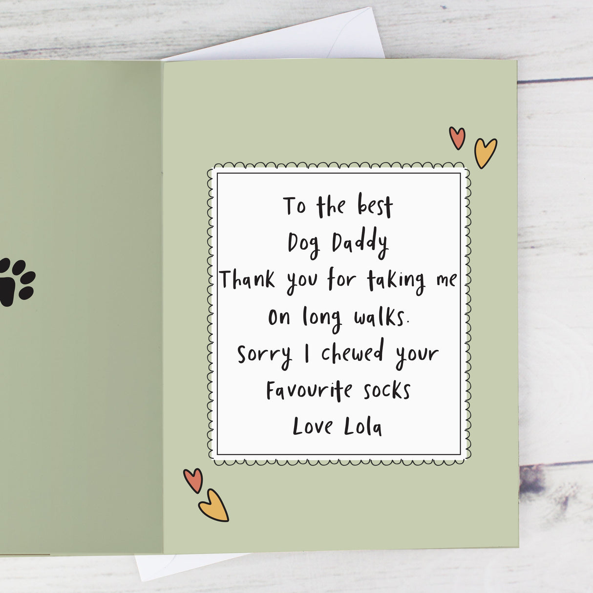Personalised From the Dog Photo Upload Card - Shop Greeting Cards At Gift Moments - 4