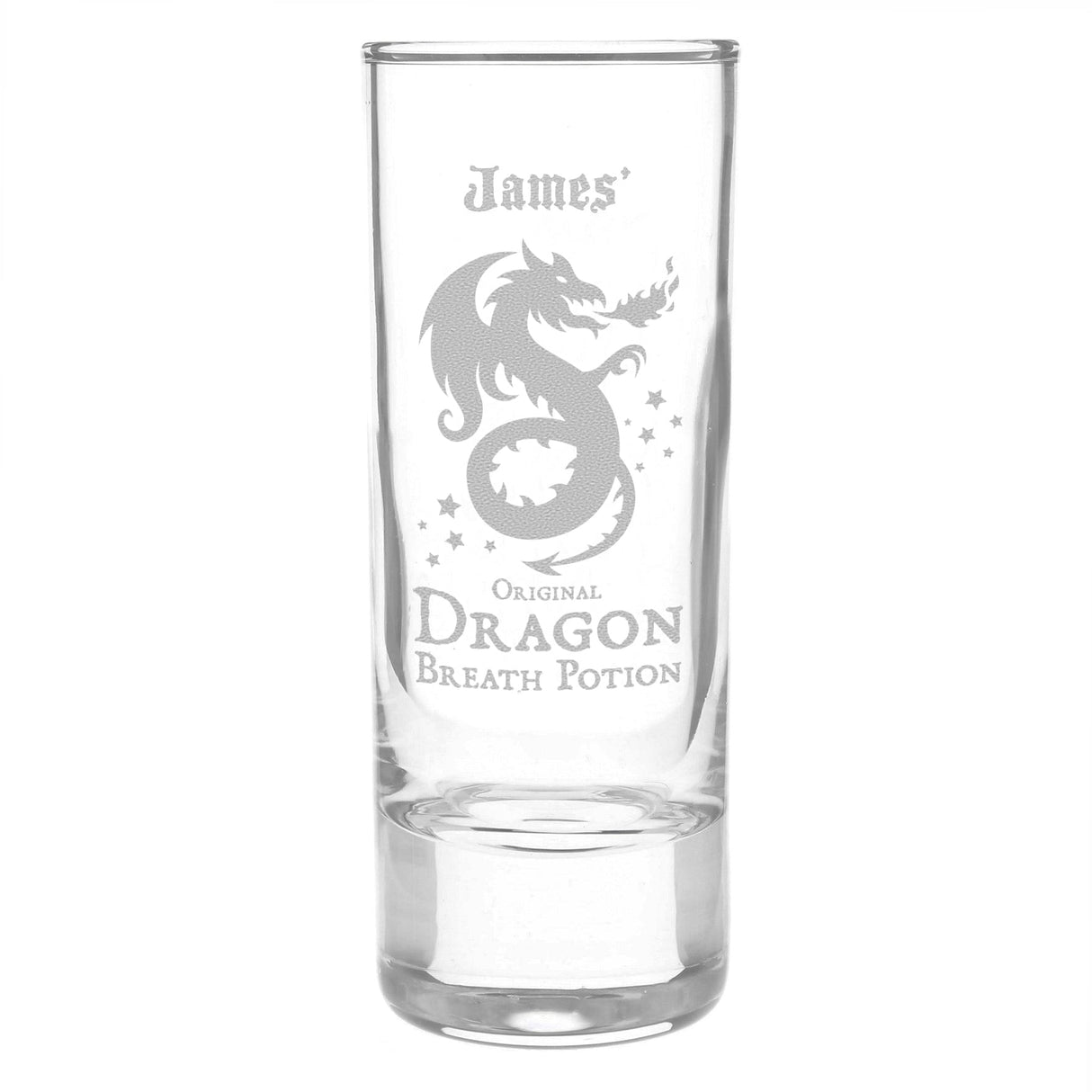 Personalised Dragon Breath Potion Shot Glass: 2 - Shot Glasses By Gift Moments