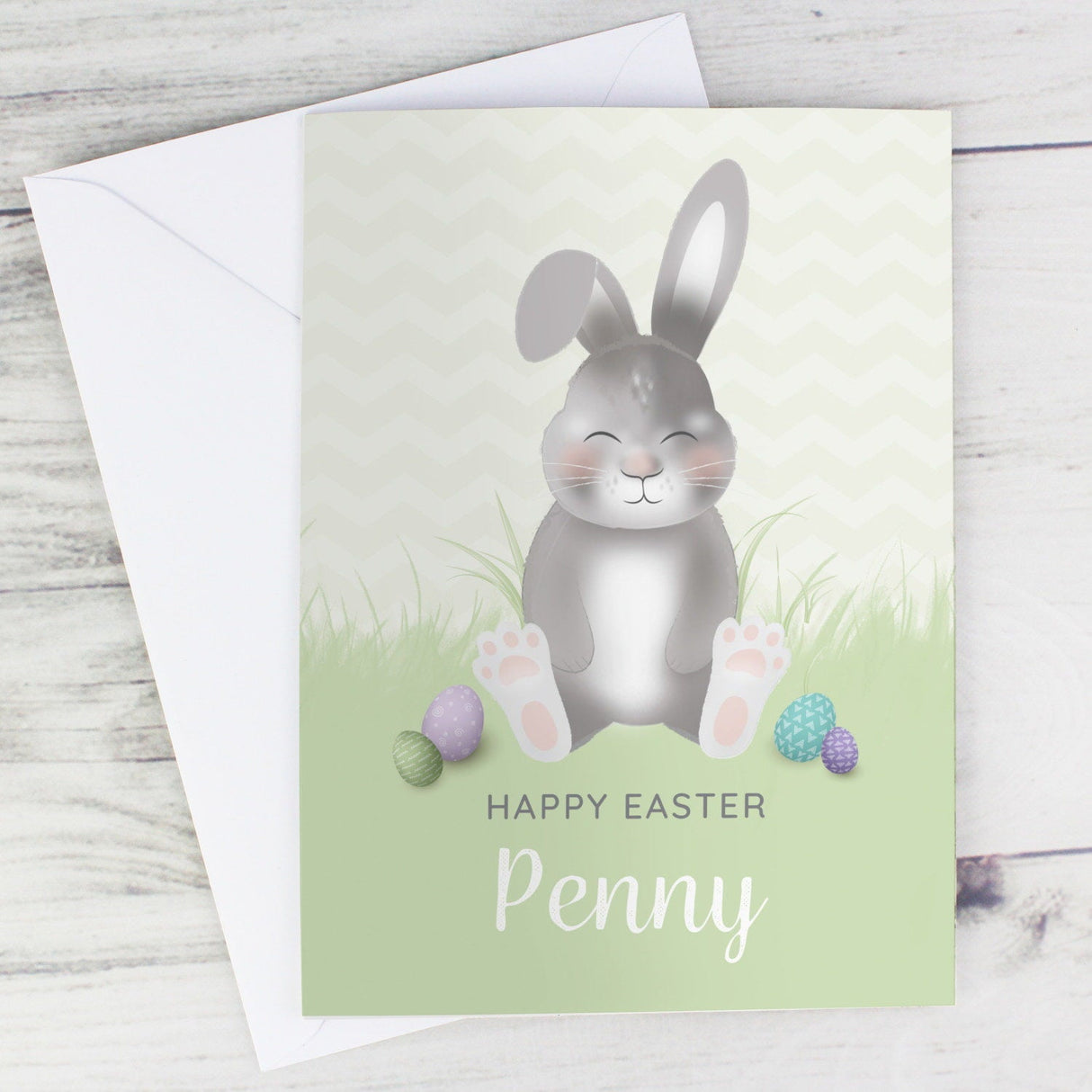 Personalised Easter Bunny Card: 1 - Greeting Cards By Gift Moments