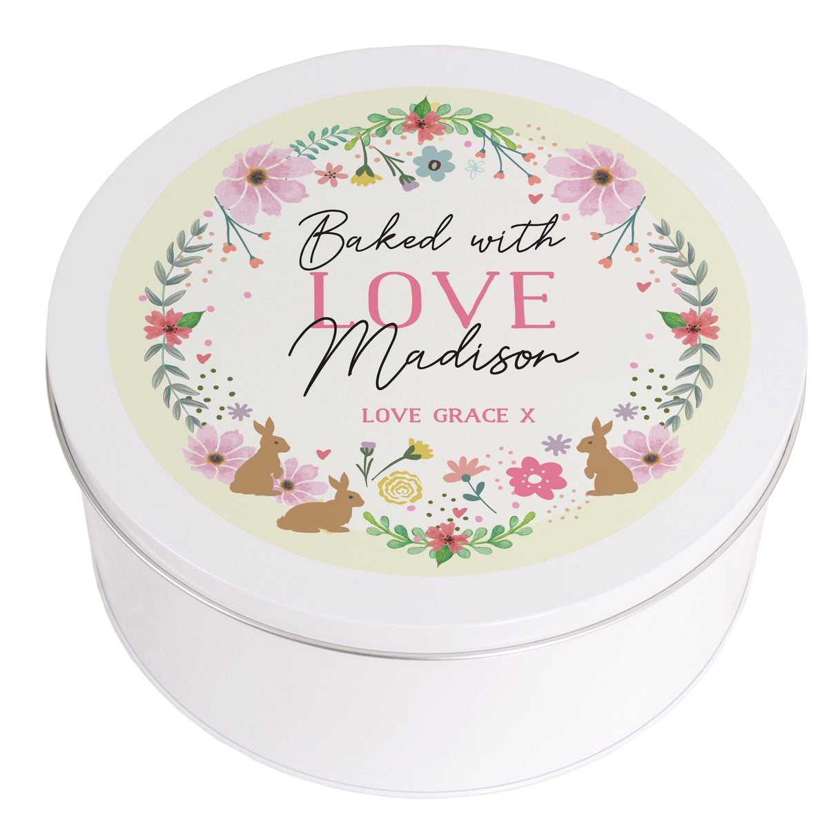 Personalised Easter Cake Tin: 5 - Storage By Gift Moments