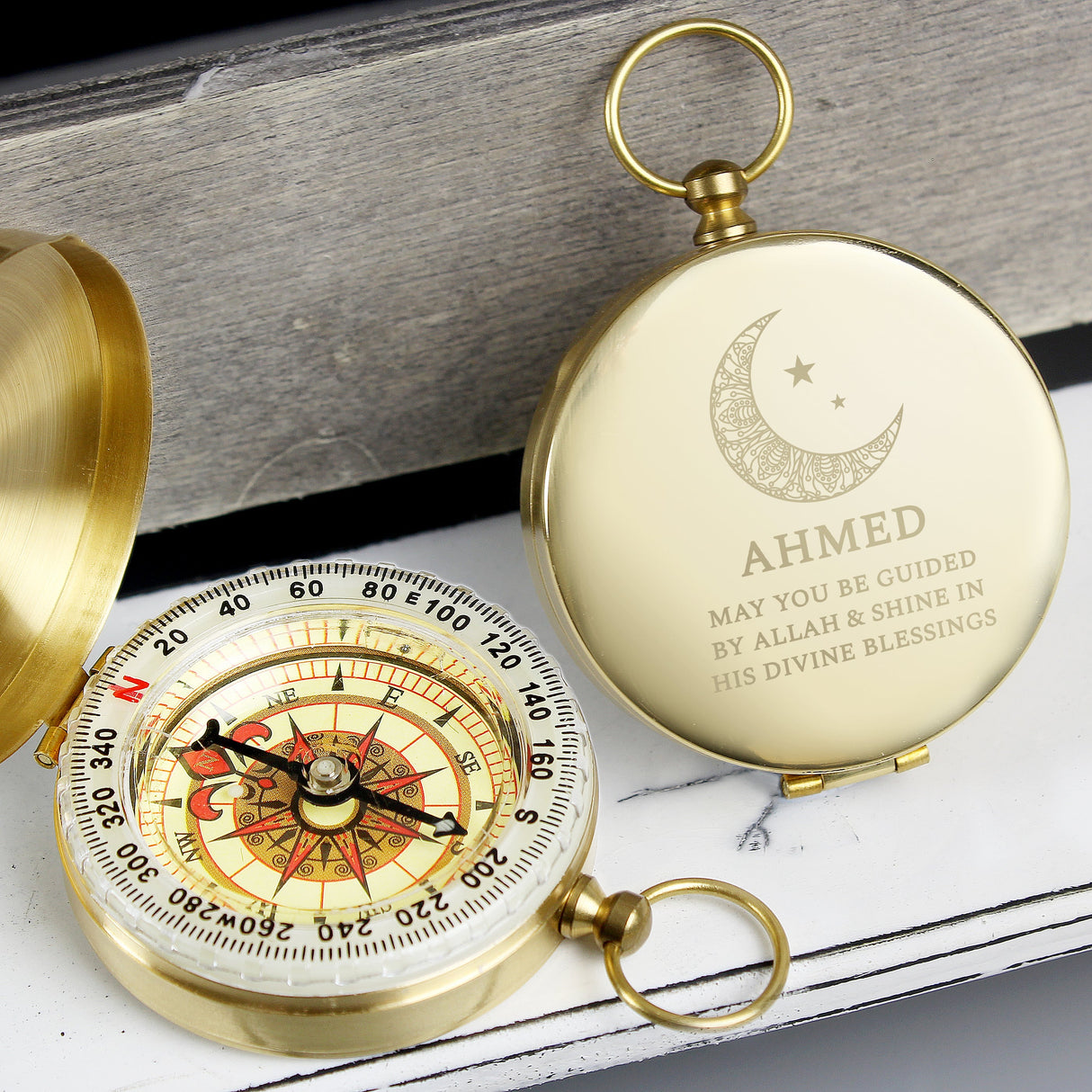 Personalised Eid and Ramadan Keepsake Compass - Shop Compasses At Gift Moments - 6