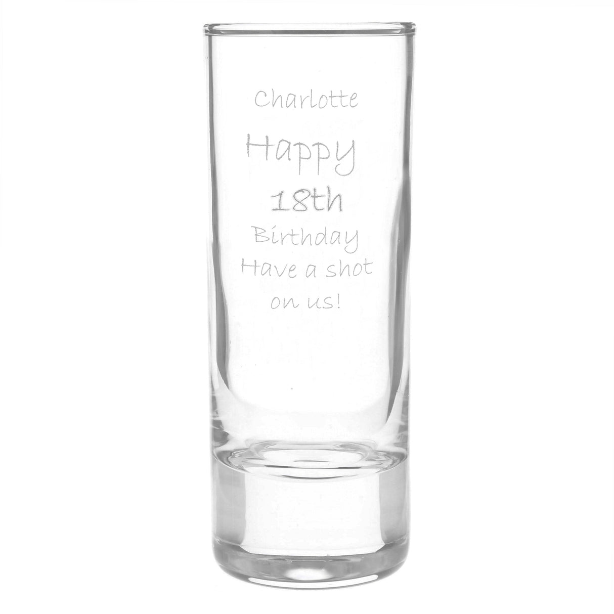 Personalised Engraved Shot Glass: 9 - Shot Glasses By Gift Moments