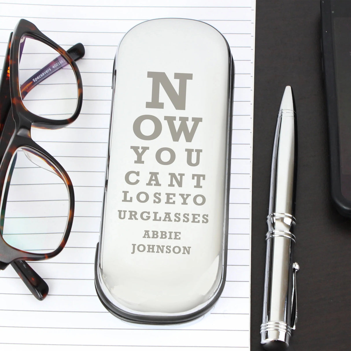 Personalised Eye Exam Glasses Case: 1 - Glasses Cases By Gift Moments