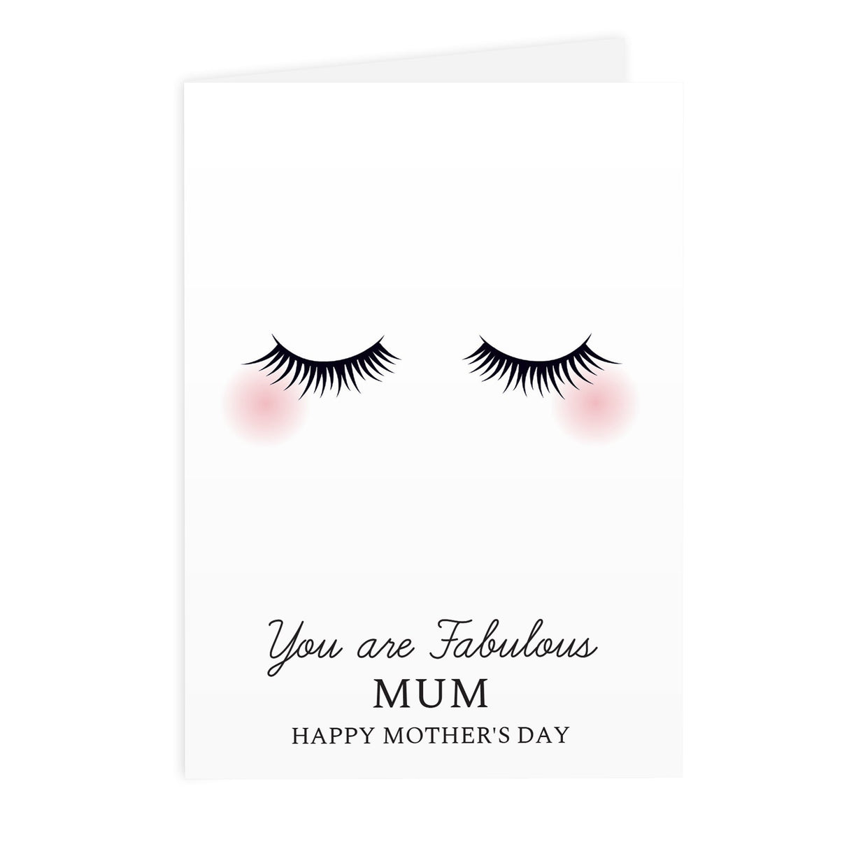 Personalised Eyelashes Card: 3 - Greeting Cards By Gift Moments