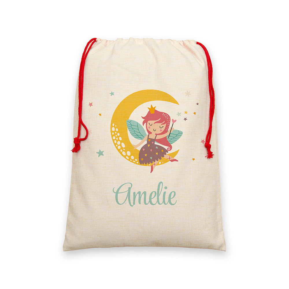 Personalised Fairy Christmas Sack: 3 - Christmas Sacks By Gift Moments