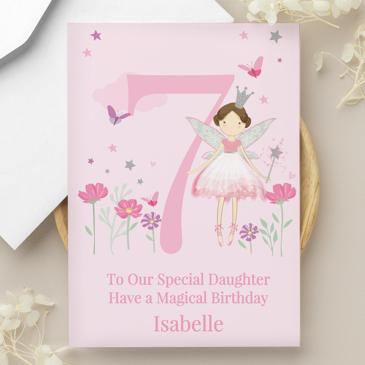 Personalised Fairy Princess Birthday Card: 2 - Greeting Cards By Gift Moments