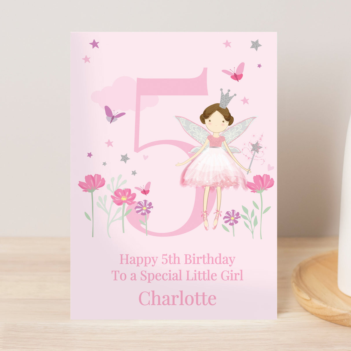Personalised Fairy Princess Birthday Card: 3 - Greeting Cards By Gift Moments