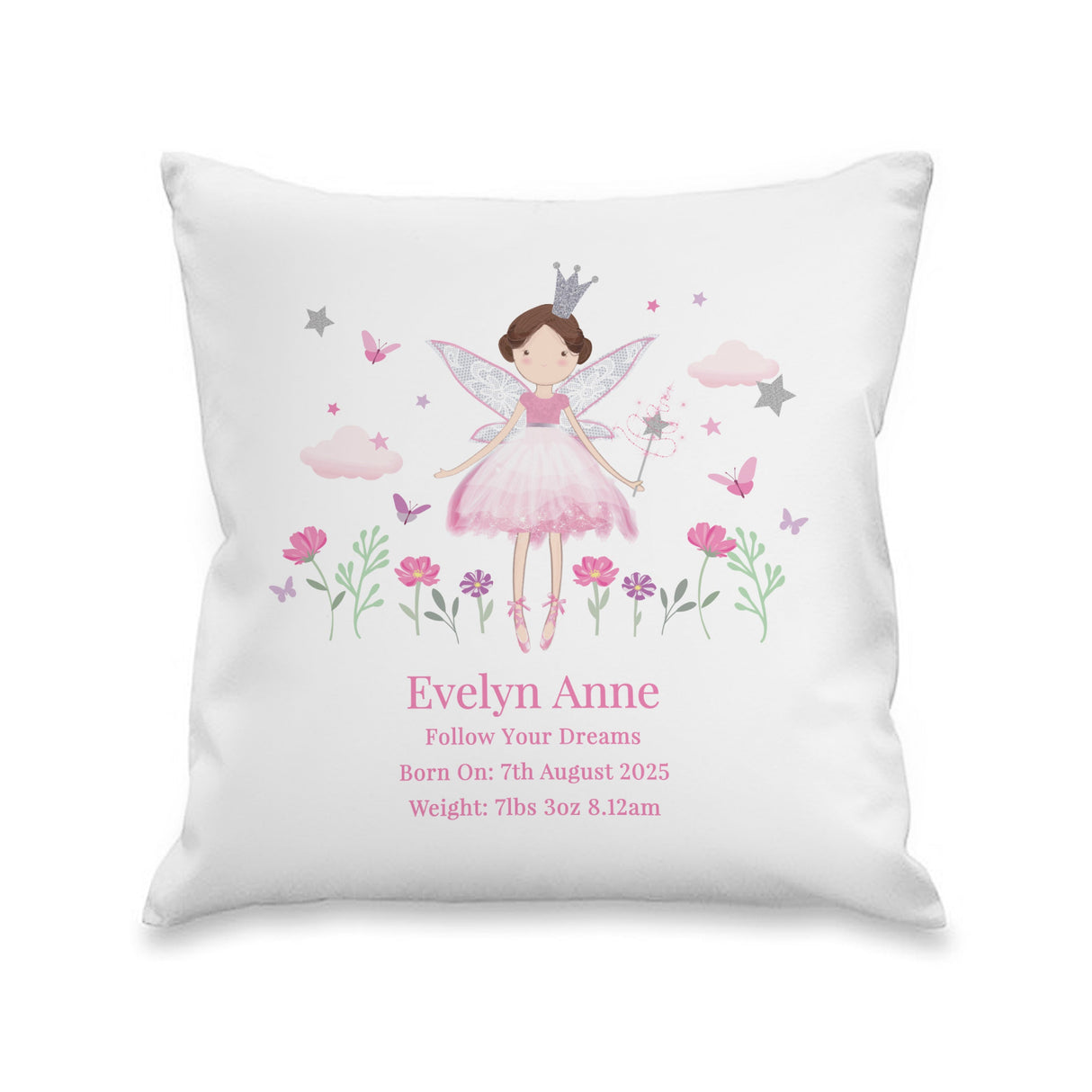 Personalised Fairy Princess Cushion: 4 - Cushions By Gift Moments