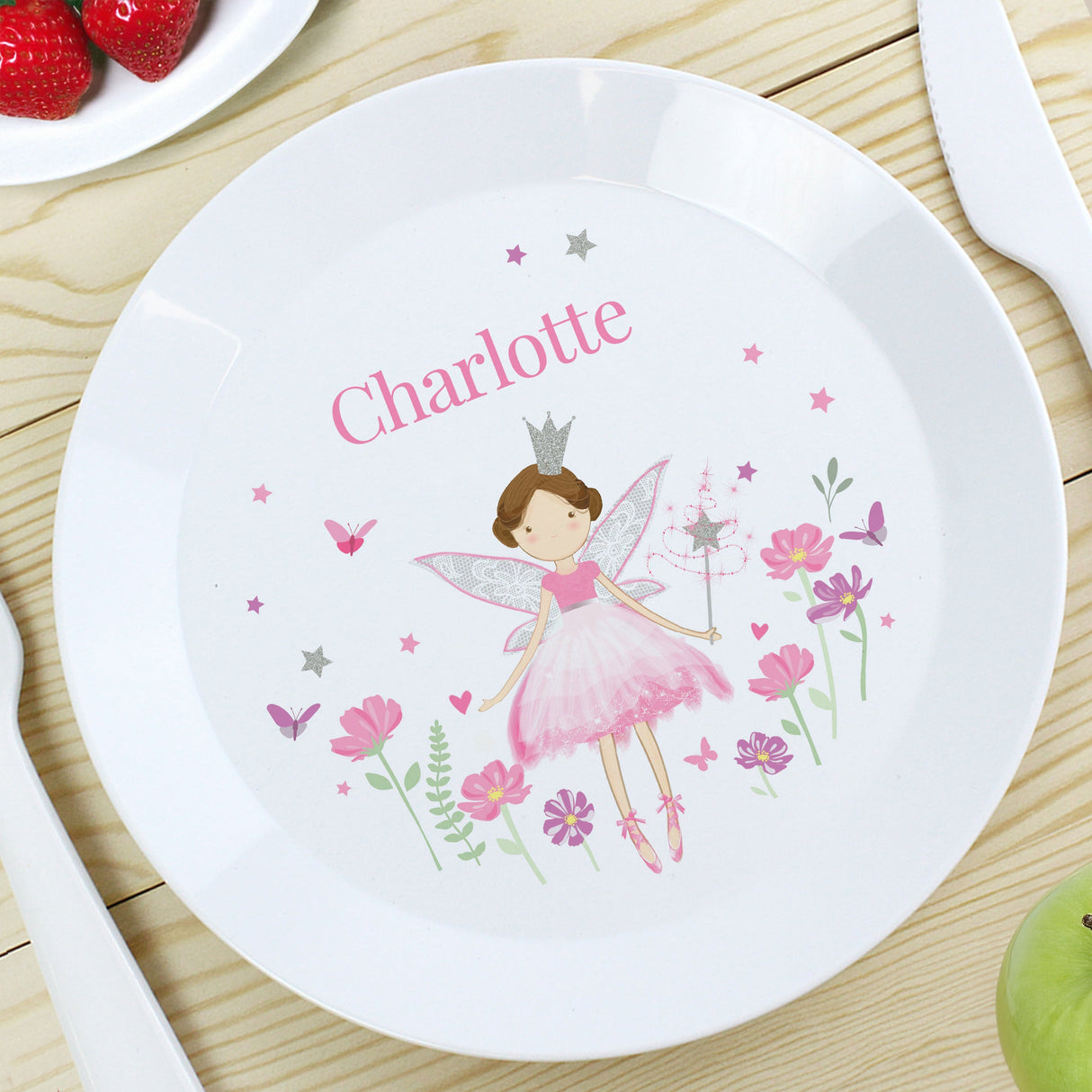 Personalised Fairy Princess Plate: 1 - Plates By Gift Moments