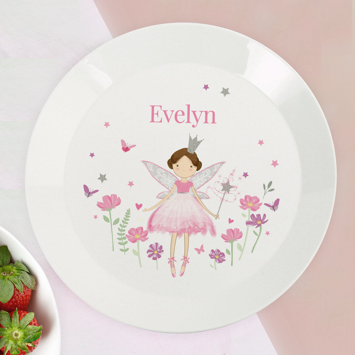 Personalised Fairy Princess Plate: 3 - Plates By Gift Moments