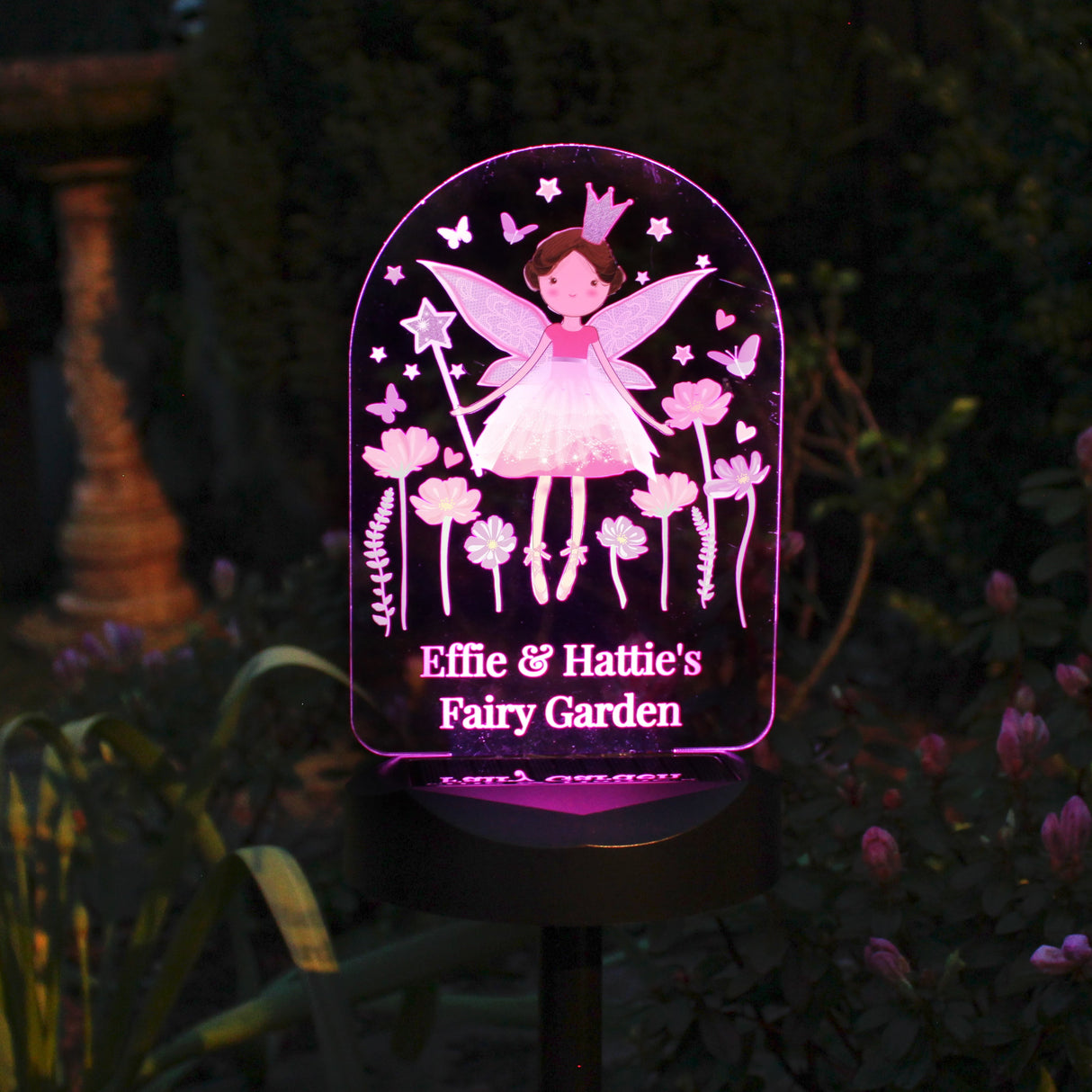 Personalised Fairy Princess Solar Light: 5 - Solar Lights By Gift Moments