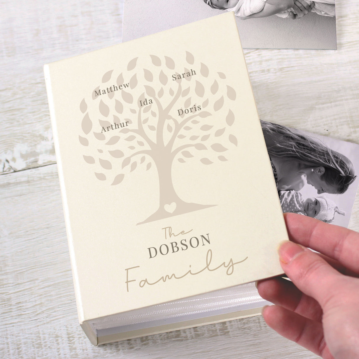 Personalised Family Tree 6x4 Photo Album with Sleeves: 2 - Photo Albums By Gift Moments