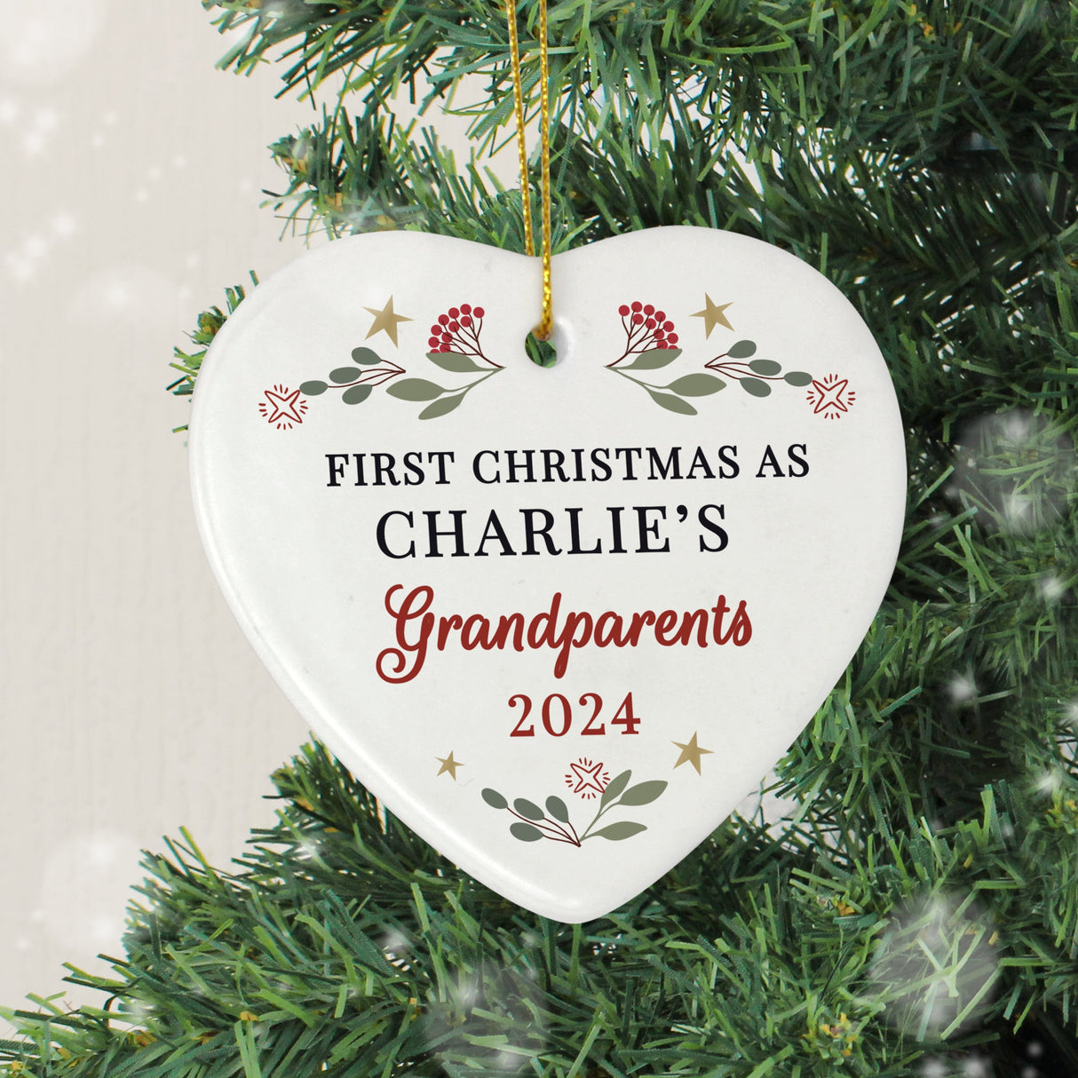 Personalised First Christmas As... Tree Decoration - Shop Christmas Decorations At Gift Moments - 1