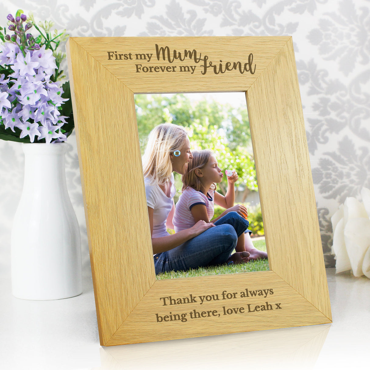 Personalised ’First My Mum Forever My Friend’ 6x4 Photo Frame: 5 - Photo Frames By Gift Moments