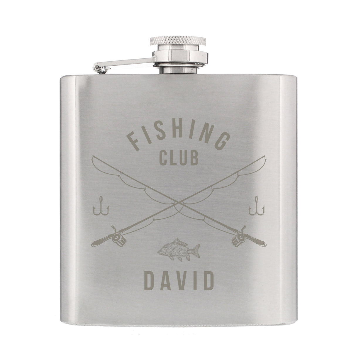 Personalised Fishing Hip Flask: 5 - Hip Flasks By Gift Moments