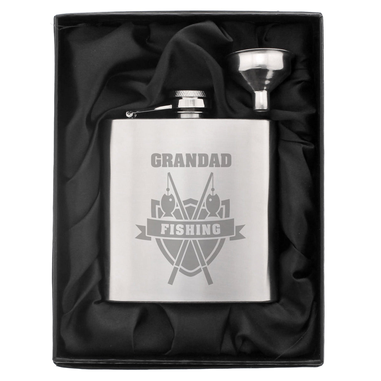 Personalised Fishing Hip Flask: 2 - Hip Flasks By Gift Moments