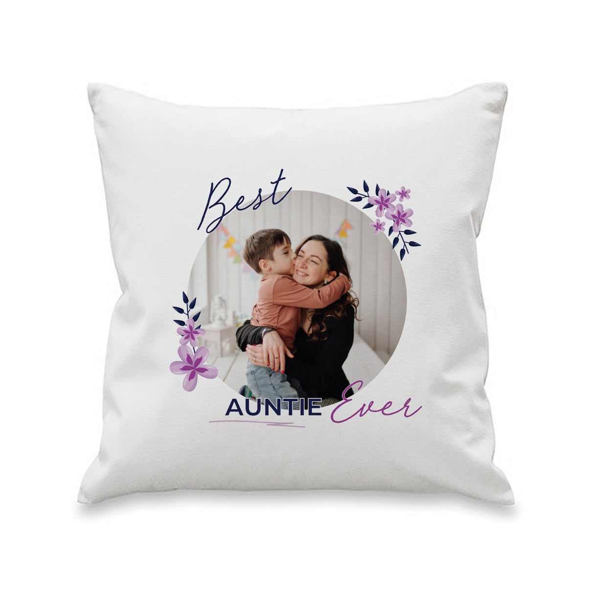 Personalised Floral Best Ever Photo Upload Cushion - Shop Cushions At Gift Moments - 4