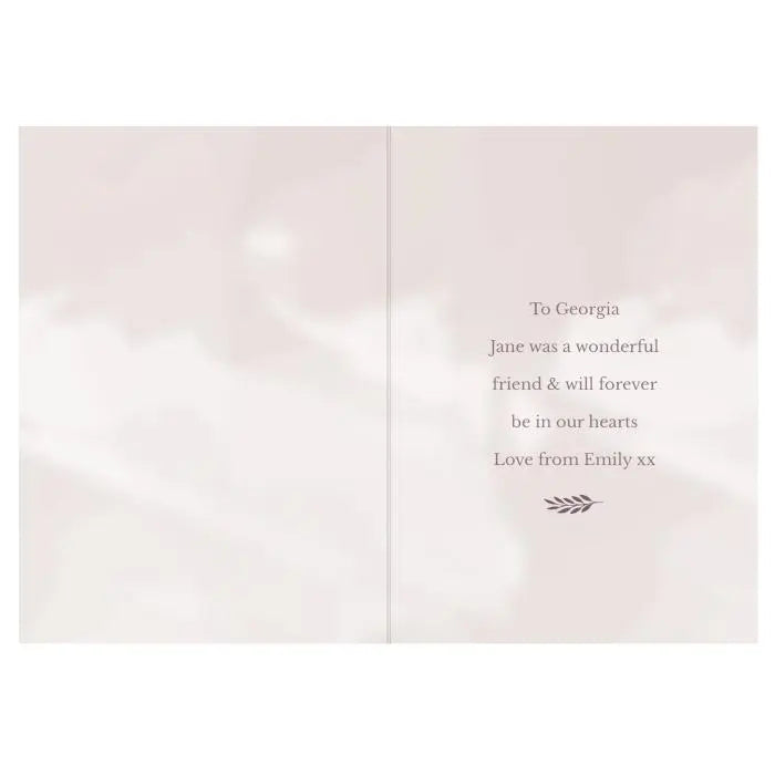 Personalised Floral Cross Card: 4 - Greeting Cards By Gift Moments