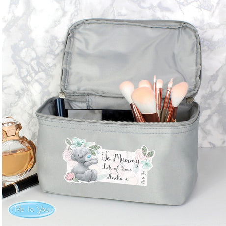 Personalised Me to You Floral Grey Toiletry Bag: 1 - Bags