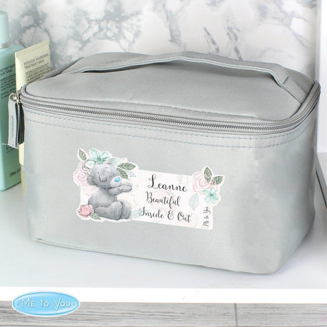 Personalised Me to You Floral Grey Toiletry Bag: 3 - Bags