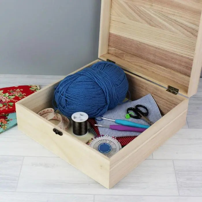 Personalised Floral Large Wooden Keepsake Box - Shop Keepsake Boxes At Gift Moments - 3