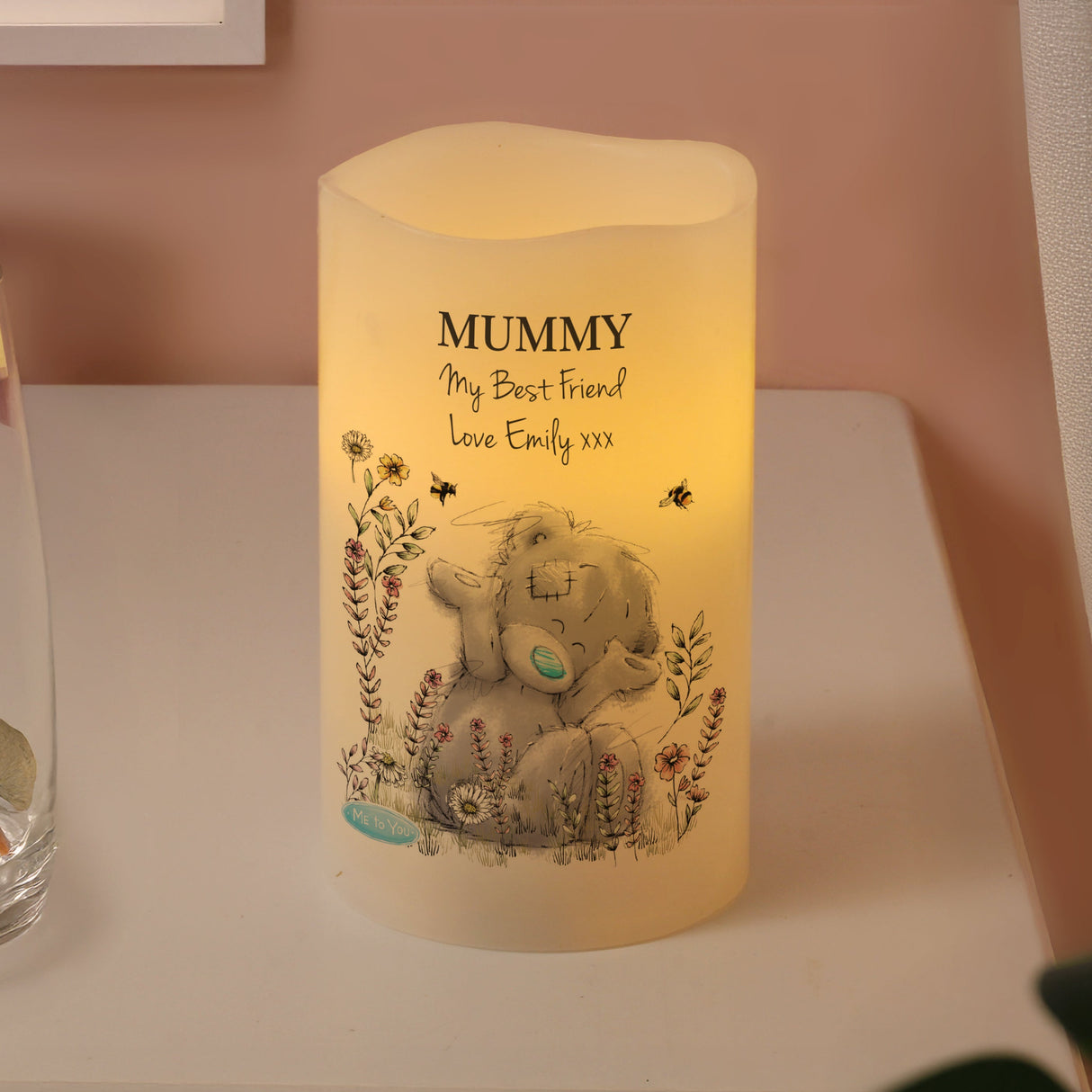 Personalised Me to You Floral LED Candle: 2 - LED Lighting