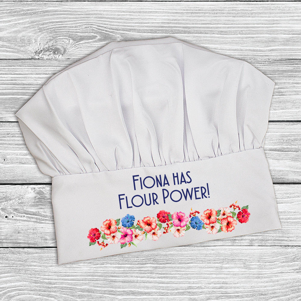 Personalised Flour Power Chef Hat - Shop Chef Hats At Gift Moments - 3