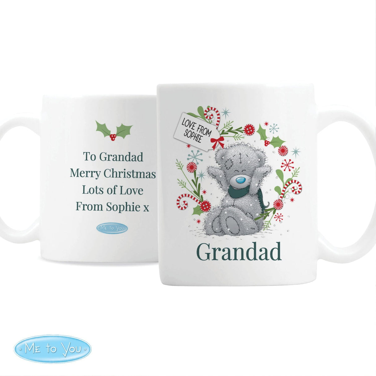 Personalised Me to You ’For Grandad Dad’ Christmas Mug: 4 - Mugs