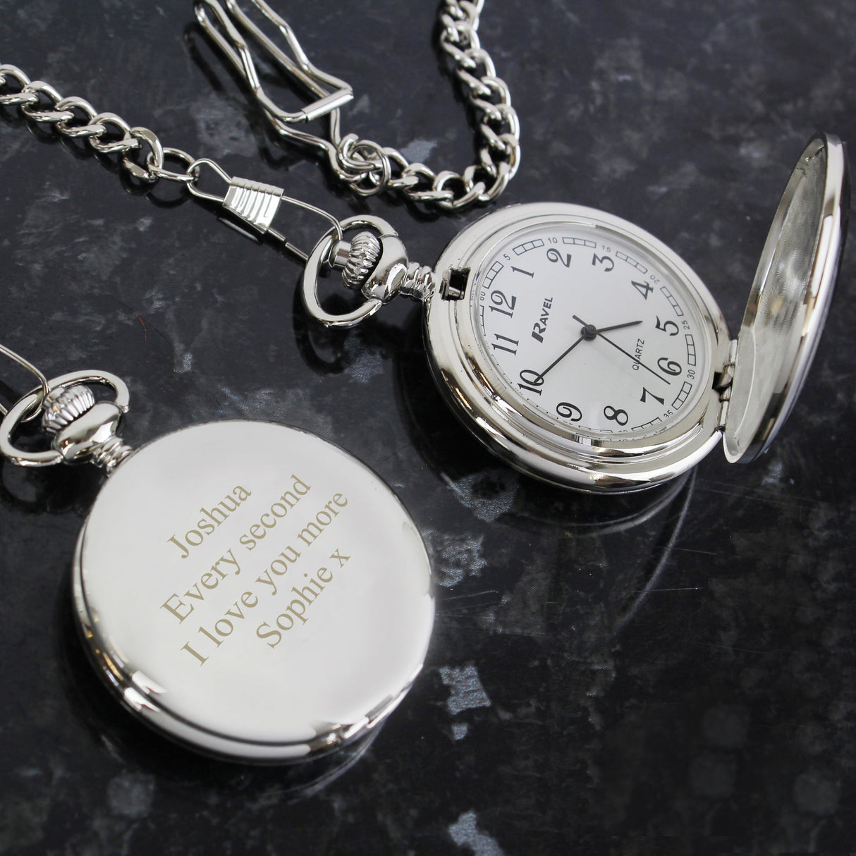 Personalised Formal Pocket Fob Watch: 1 - Watches By Gift Moments