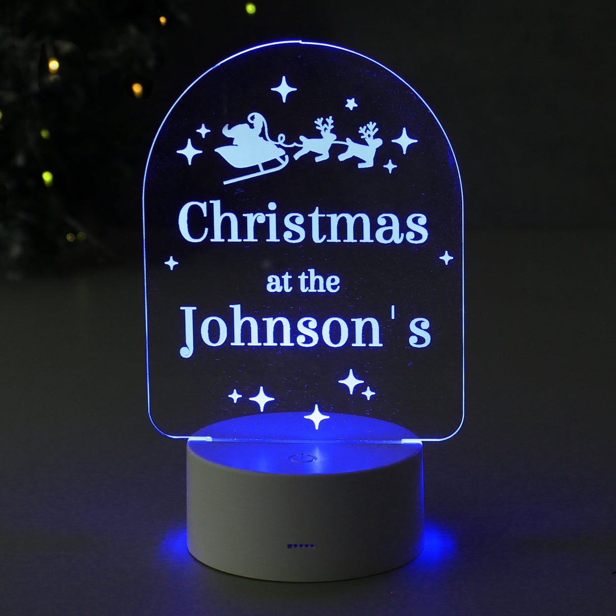 Personalised Free Text Christmas LED Light: 5 - LED Lighting By Gift Moments