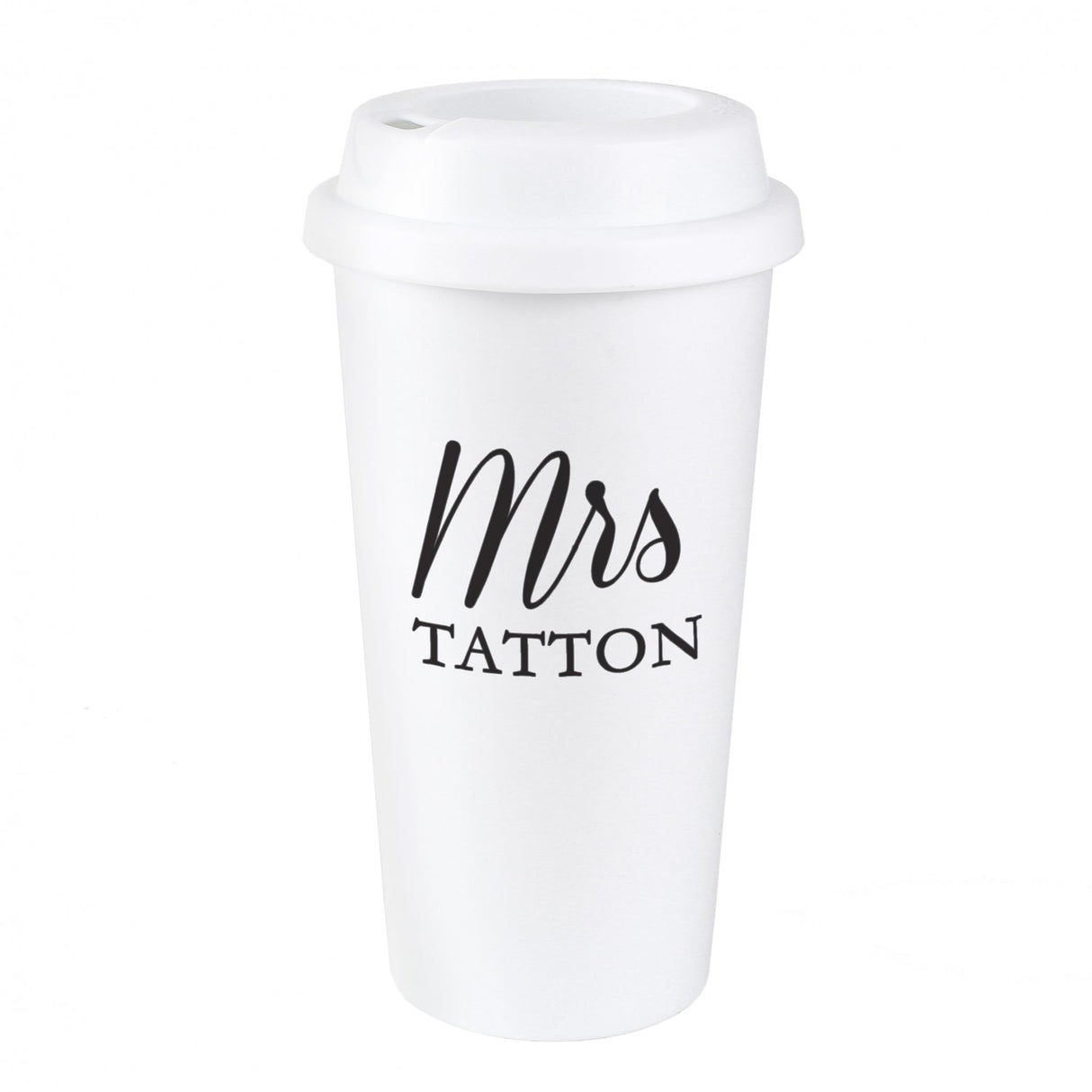 Personalised Free Text Insulated Reusable Eco Travel Cup: 4 - Travel Mugs By Gift Moments