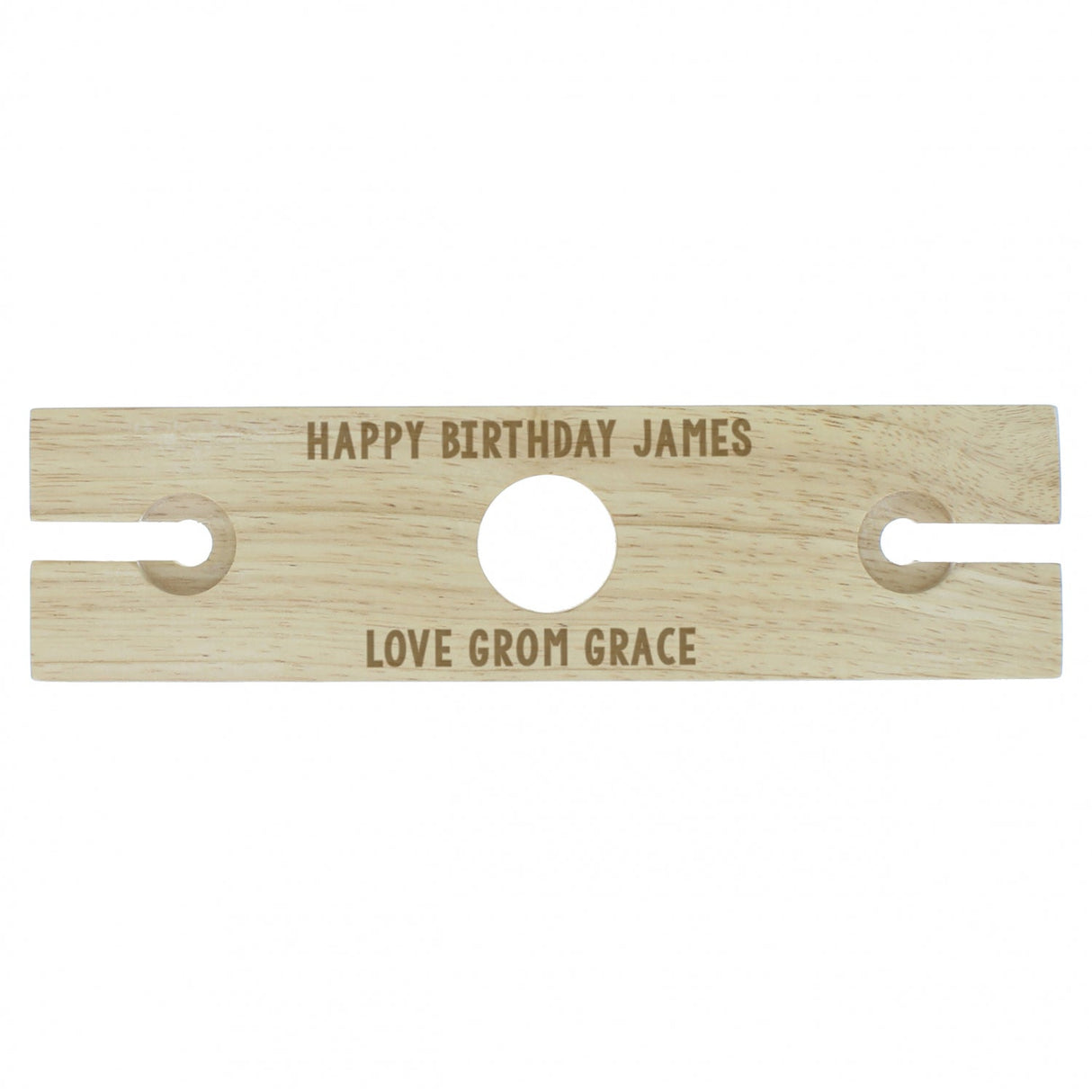 Personalised Free Text Wine Glass & Bottle Holder - Shop Barware At Gift Moments - 5