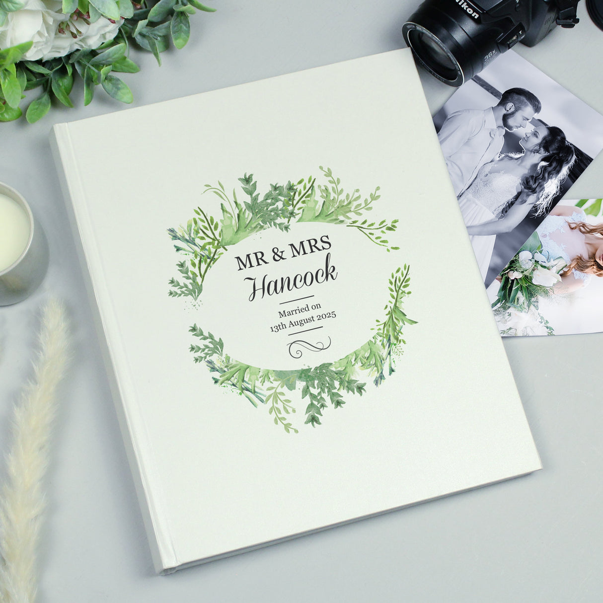Personalised Fresh Botanical Traditional Photo Album - Shop Photo Albums At Gift Moments - 1