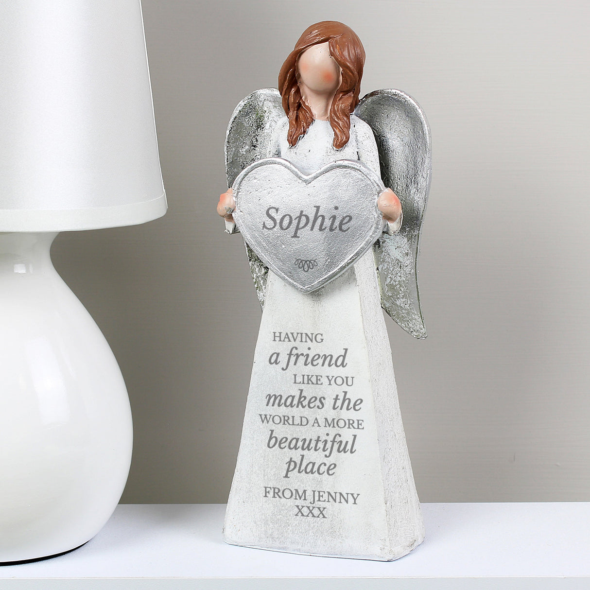 Personalised A Friend Like You Angel Ornament: 1 - Ornaments By Gift Moments