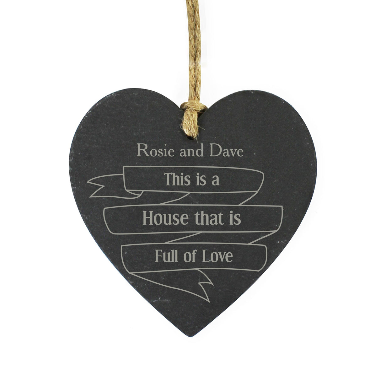 Personalised Garden Bloom Slate Heart Decoration - Shop Decorations At Gift Moments - 4