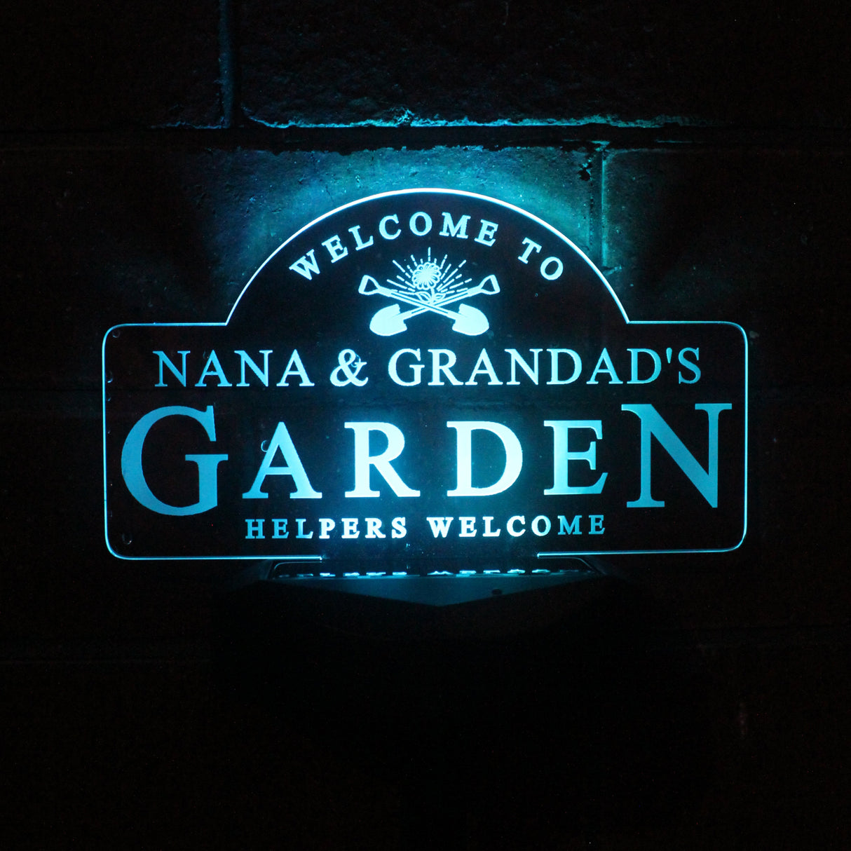 Personalised Garden Sign Outdoor Solar Light - Shop Solar Lights At Gift Moments - 7
