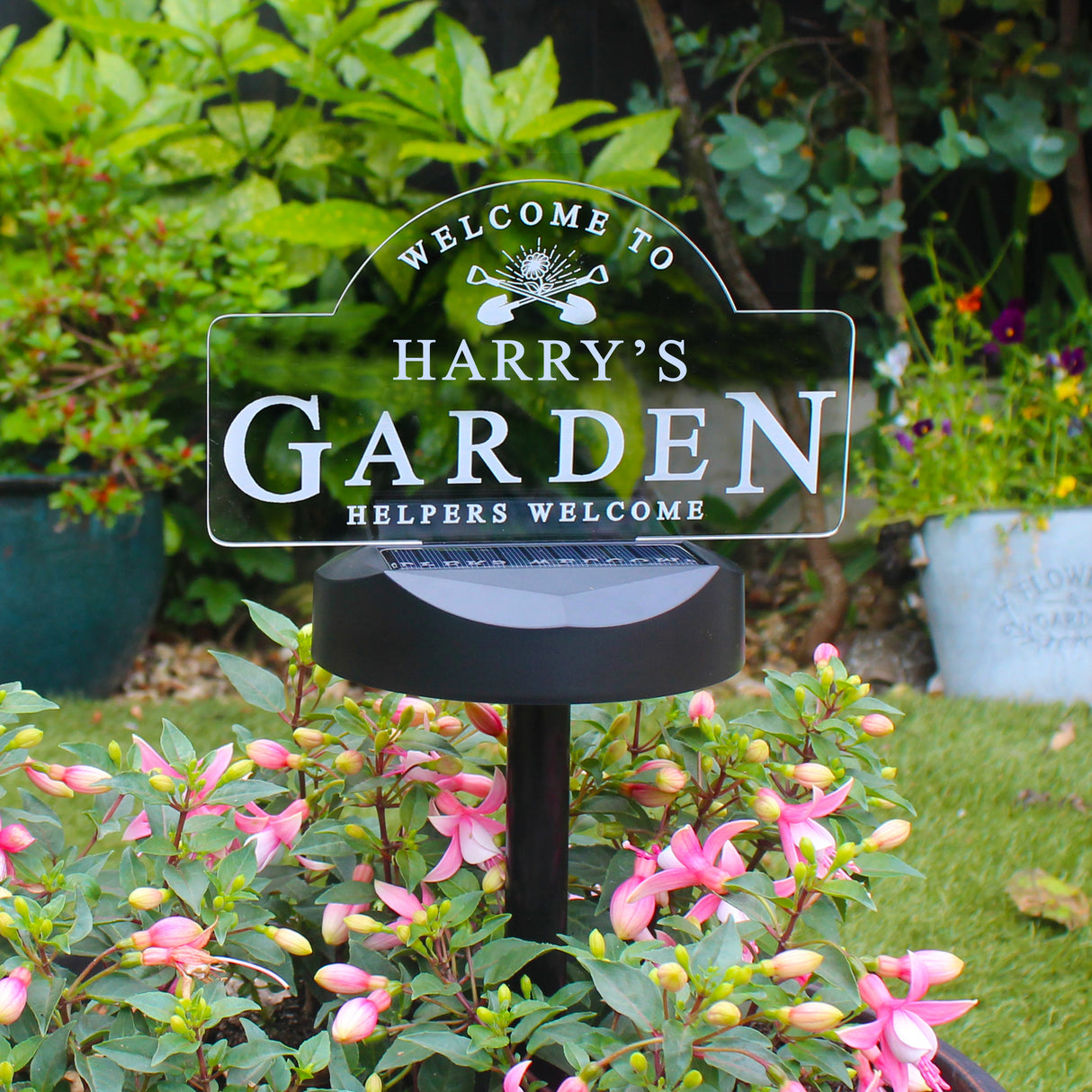 Personalised Garden Sign Outdoor Solar Light - Shop Solar Lights At Gift Moments - 8